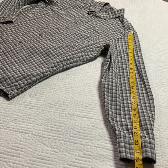 Eddie Bauer Relaxed Fit Plaid Button Down Lightweight Flannel Shirt, Men’s L - Picture 11 of 12